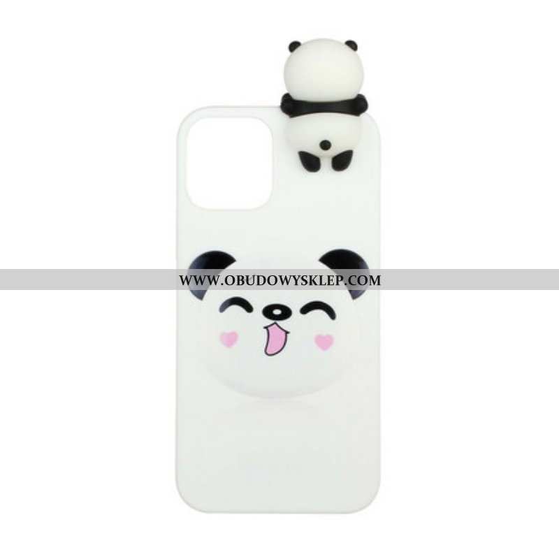 Etui do iPhone 13 Mini Fajna Panda 3d