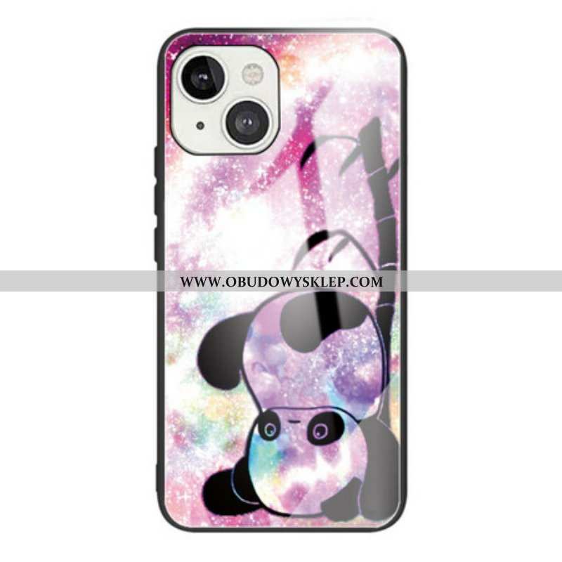 Etui do iPhone 13 Mini Panda I Bambusowe Szkło Hartowane