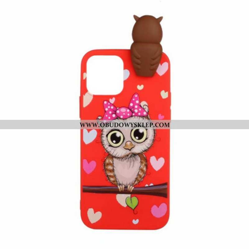 Etui do iPhone 13 Mini Panna Sowa 3d