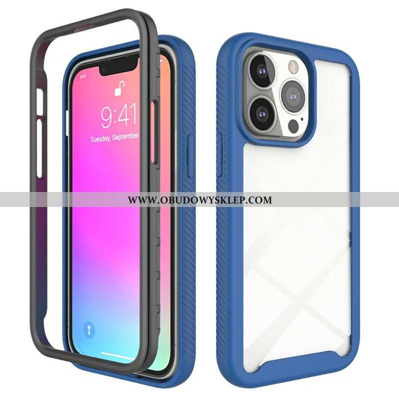 Etui do iPhone 13 Pro Hybrydowe Silikonowe Krawędzie