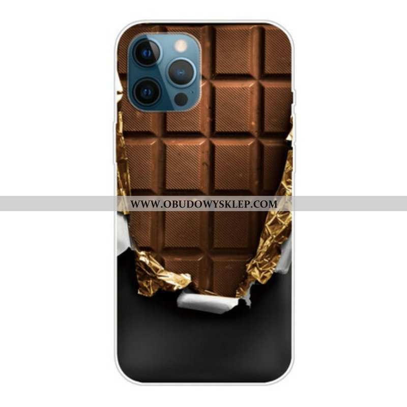 Etui do iPhone 13 Pro Max Elastyczna Czekolada