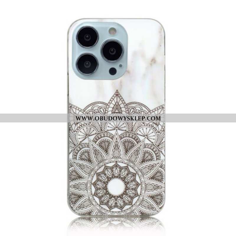 Etui do iPhone 13 Pro Max Marmurkowa Mandala