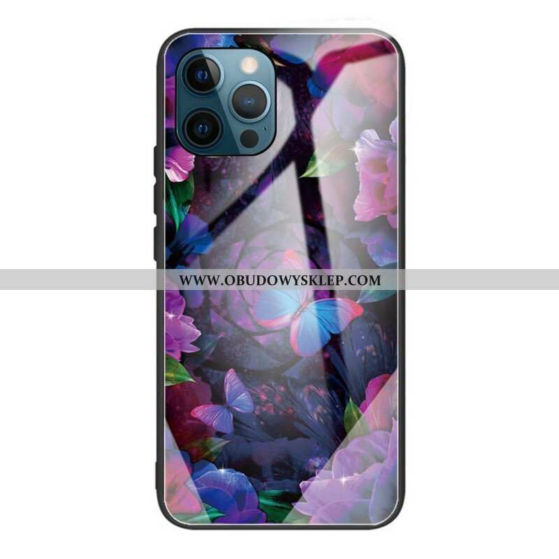 Etui do iPhone 13 Pro Max Motyle Odmiana Szkło Hartowane