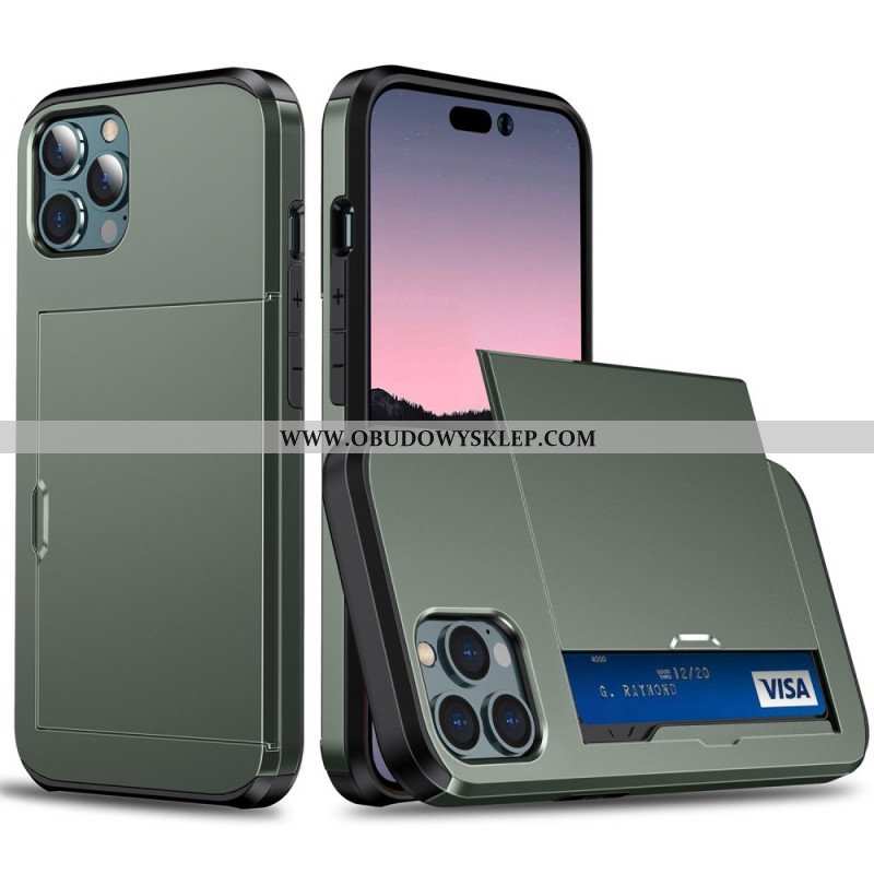 Etui do iPhone 14 Pro Max Dwa Zapinane Na Zamek Etui Na Karty