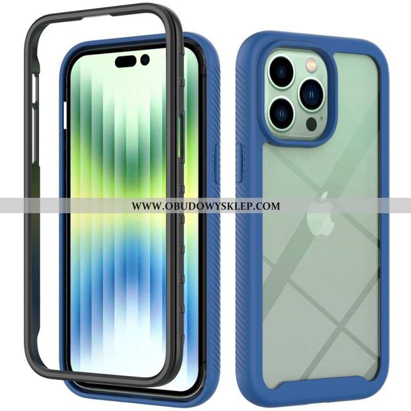 Etui do iPhone 14 Pro Max Hybrydowy Zderzak Ramy