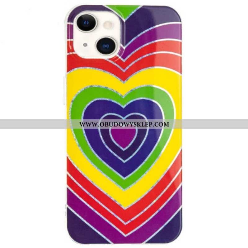 Etui do iPhone 15 Plus Psychodeliczne Serce