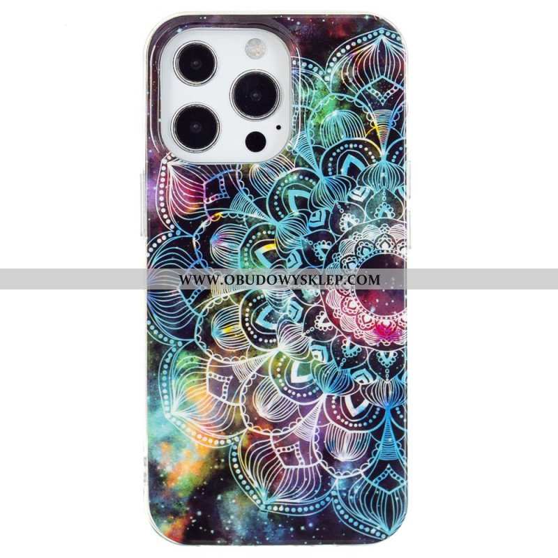 Etui do iPhone 15 Pro Fluorescencyjna Mandala