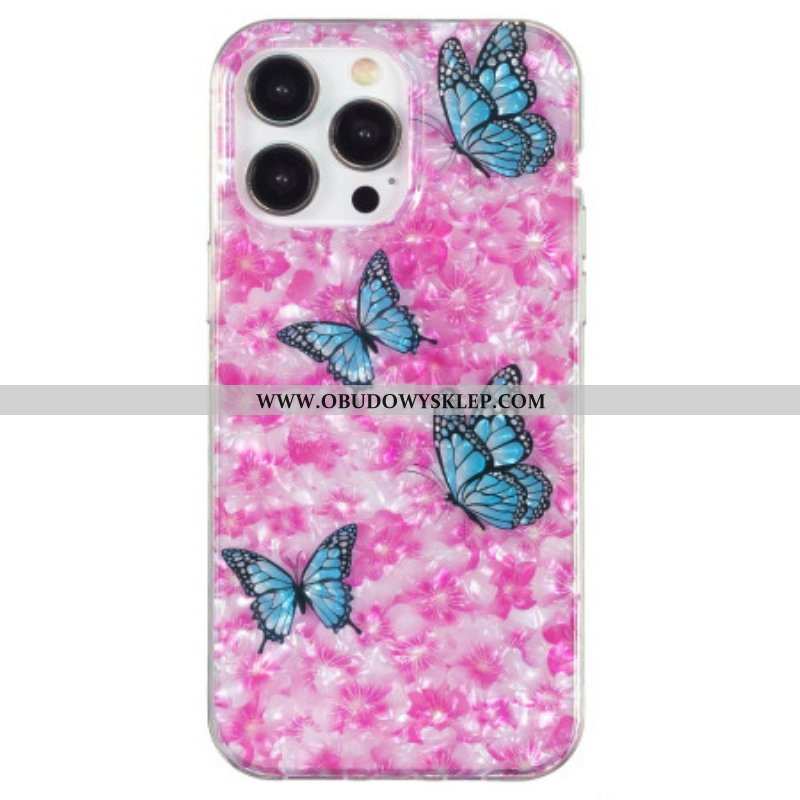 Etui do iPhone 15 Pro Max Kwiaty I Motyle