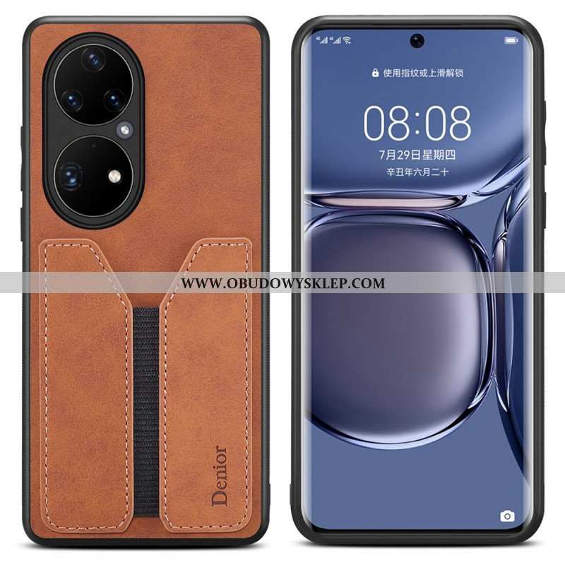 Futerały do Huawei P50 Pro Elastyczne Etui Na Karty Denior