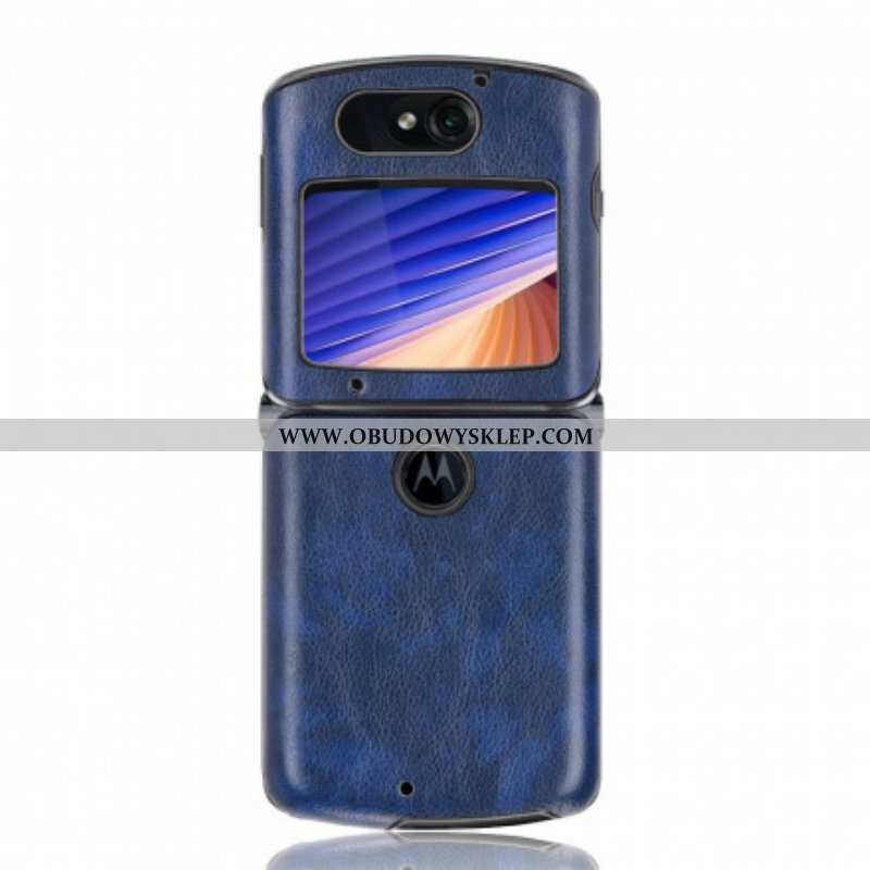 Futerały do Motorola Razr 5G Sztuczna Skóra Liczi