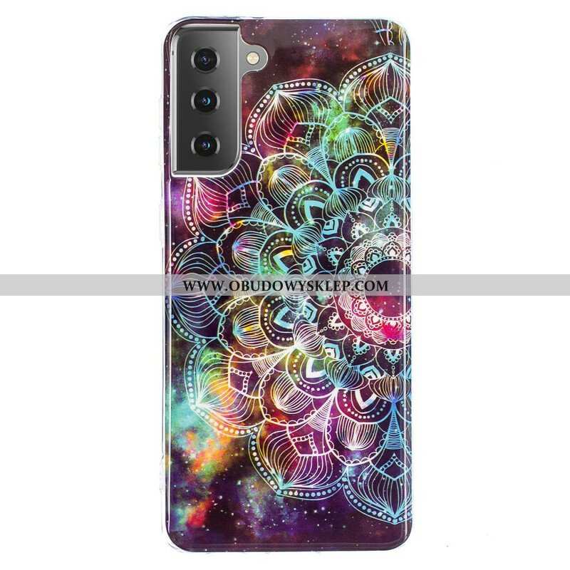 Futerały do Samsung Galaxy S21 5G Fluorescencyjna Seria Kwiatowa