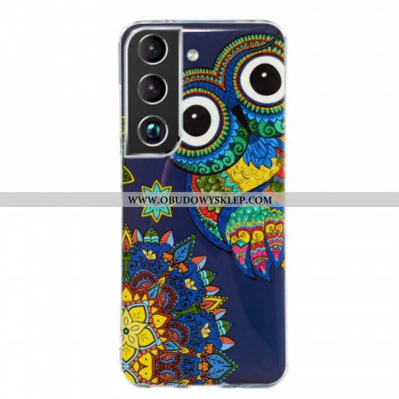 Futerały do Samsung Galaxy S22 Plus 5G Fluorescencyjna Mandala Sowa