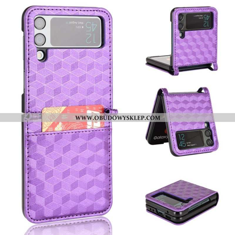 Futerały do Samsung Galaxy Z Flip 4 Etui Folio Sześcian 3d