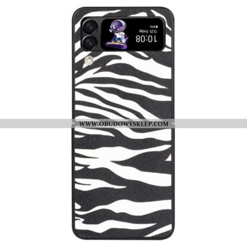 Futerały do Samsung Galaxy Z Flip 4 Etui Folio Zebra