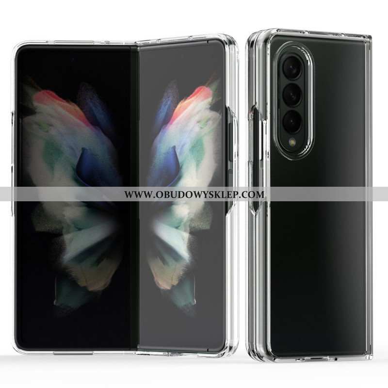 Futerały do Samsung Galaxy Z Fold 3 5G Przezroczyste Kolorowe Krawędzie