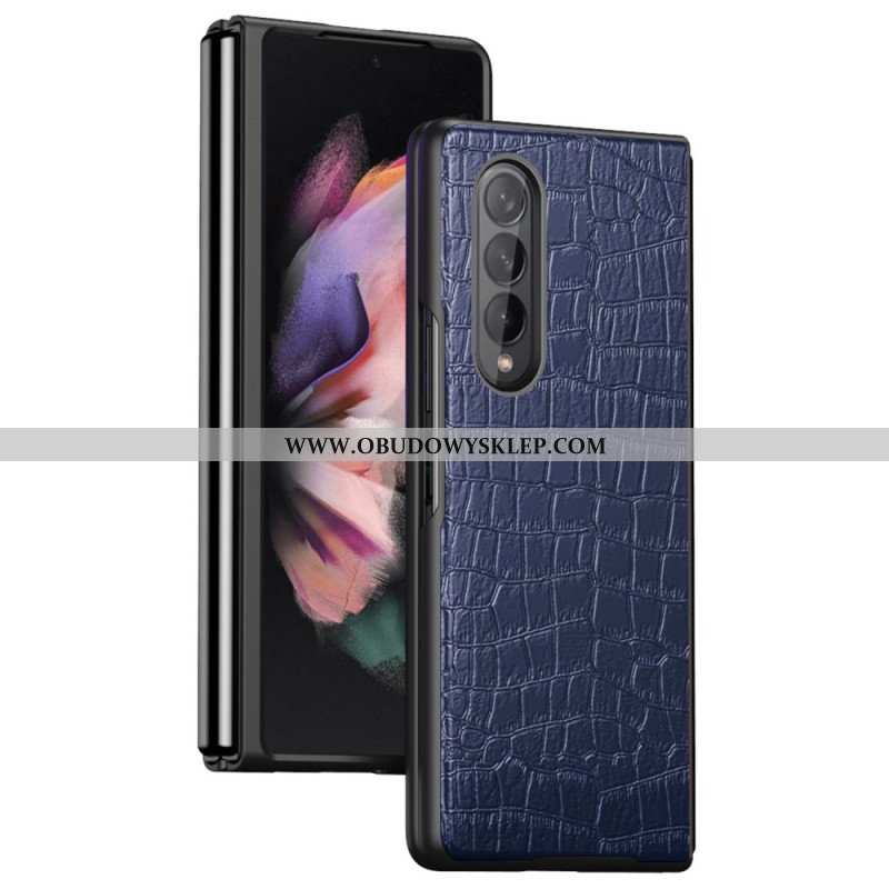 Futerały do Samsung Galaxy Z Fold 4 Klasyczny Krokodyl