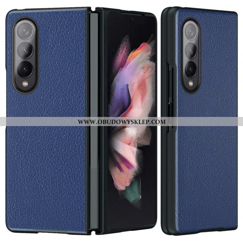 Futerały do Samsung Galaxy Z Fold 4 Sztuczna Skóra Powlekana Liczi