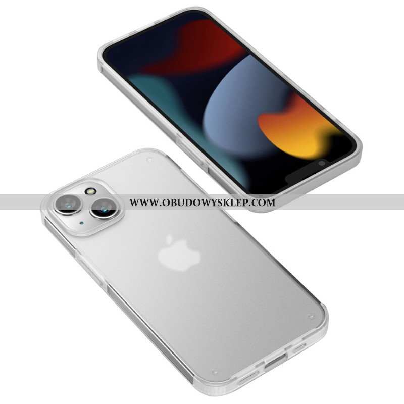 Futerały do iPhone 14 Plus Półprzezroczyste Silikonowe Krawędzie