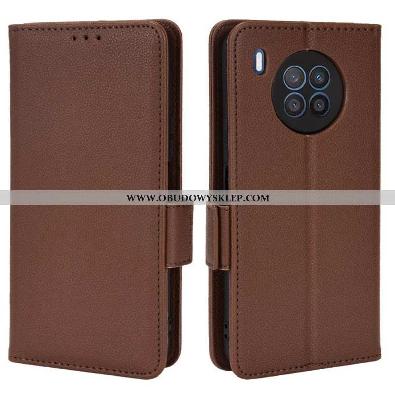 Obudowa Etui Na Telefon do Honor 50 Lite Etui Folio Flap Double Litchi Nowe Kolory