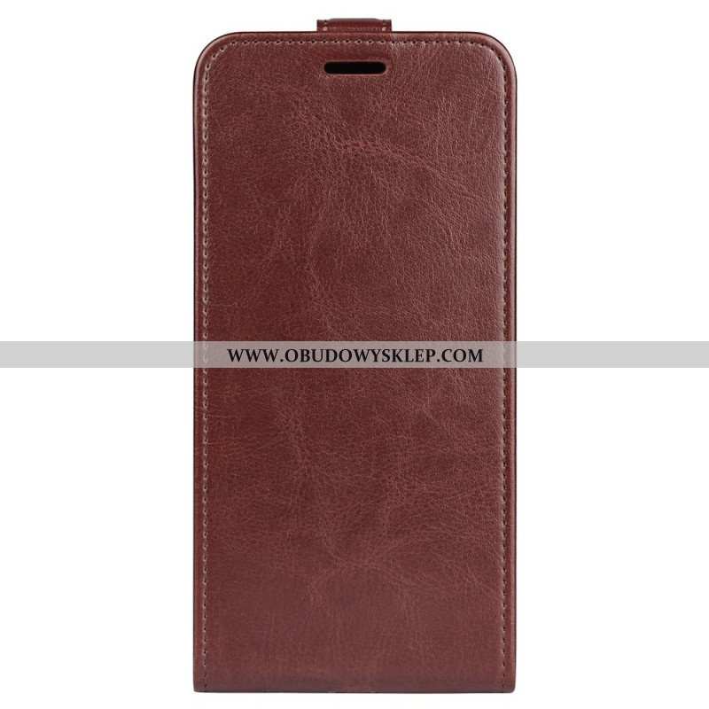 Skórzany Futerał do Samsung Galaxy S23 5G Etui Folio Pionowa Klapa