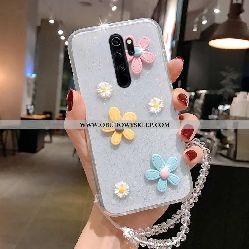 Obudowa Xiaomi Redmi 9 Kreatywne Przezroczysty Stokrotka, Etui Xiaomi Redmi 9 Miękki Ochraniacz Sreb