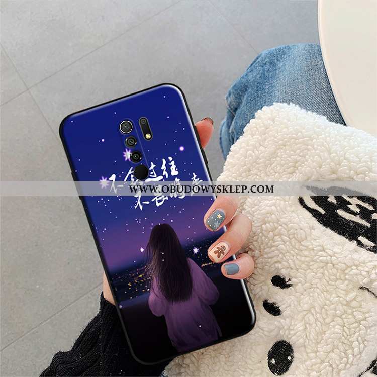 Pokrowce Xiaomi Redmi 9 Silikonowe Czerwony Czerwony Netto, Obudowa Xiaomi Redmi 9 Ochraniacz Trendy