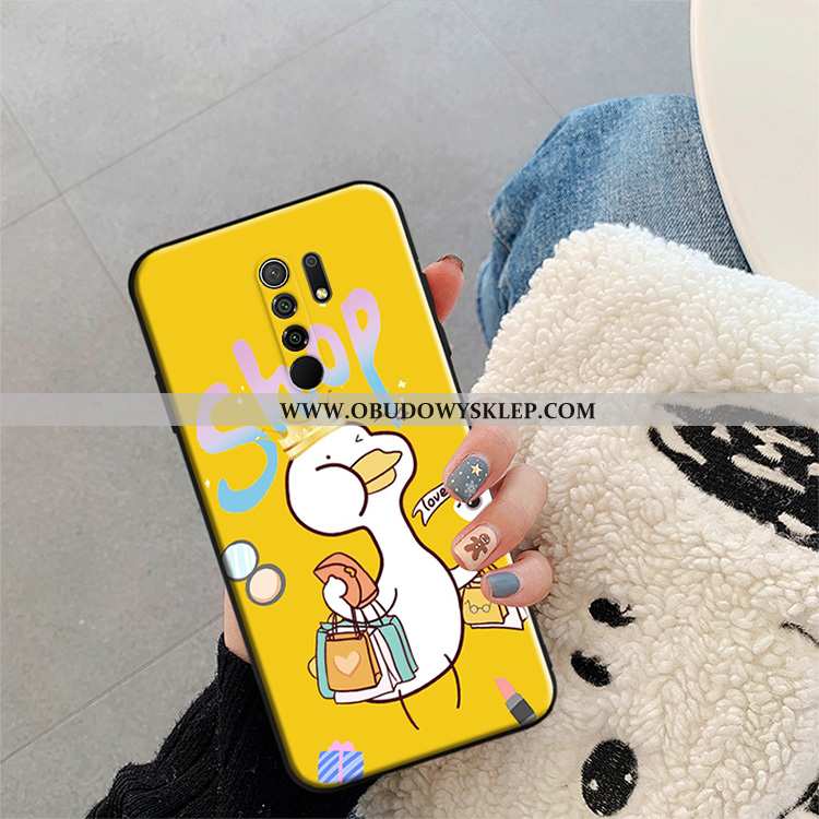 Pokrowce Xiaomi Redmi 9 Silikonowe Czerwony Czerwony Netto, Obudowa Xiaomi Redmi 9 Ochraniacz Trendy