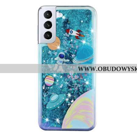 Etui Do Samsung Galaxy S24 Plus 5g Brokatowy Płyn Wszechświata