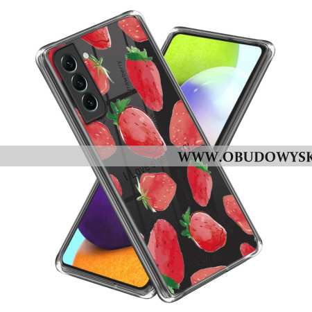 Etui Do Samsung Galaxy S24 Plus 5g Ze Wzorem Truskawkowym