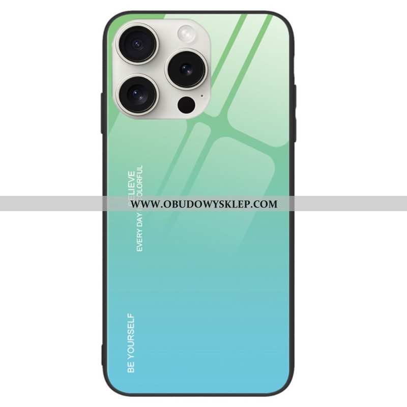 Etui Do iPhone 16 Pro Bądź Sobą Szkło Hartowane