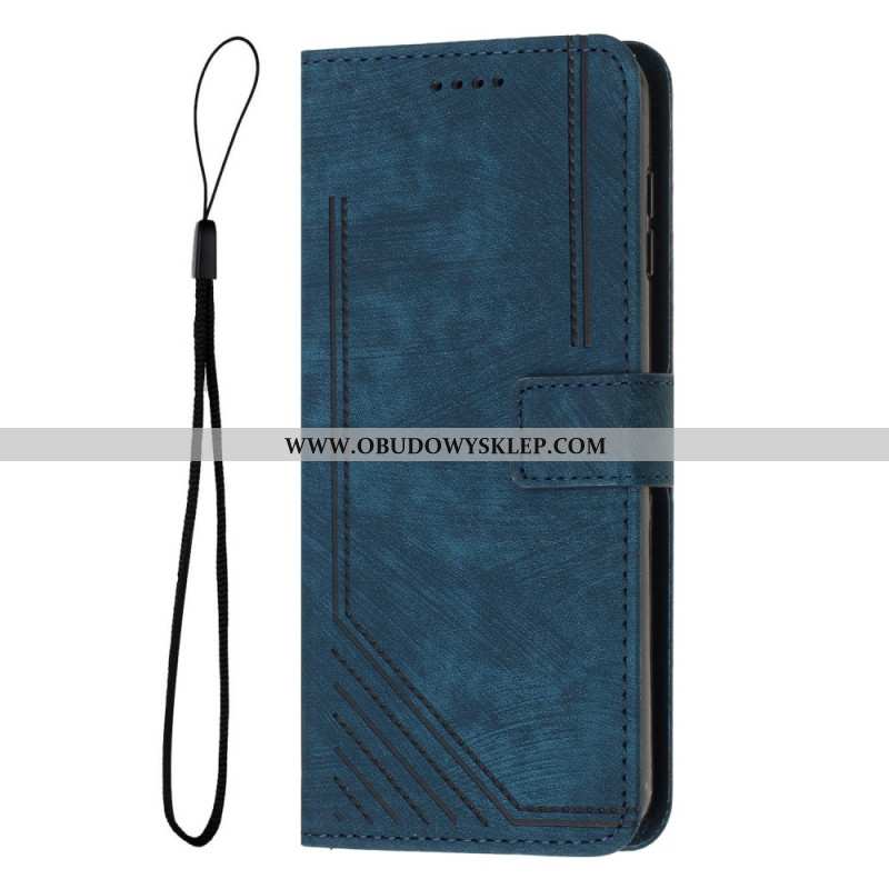 Etui Folio Do Google Pixel 8 Linie Paska