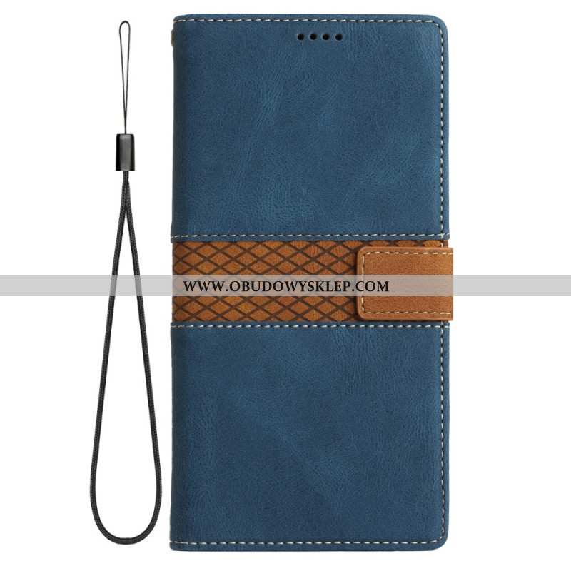 Etui Folio Do Google Pixel 8 Pro Fryz Z Paskiem