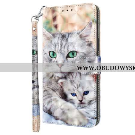 Etui Folio Do Google Pixel 9 Dwa Koty W Stringach