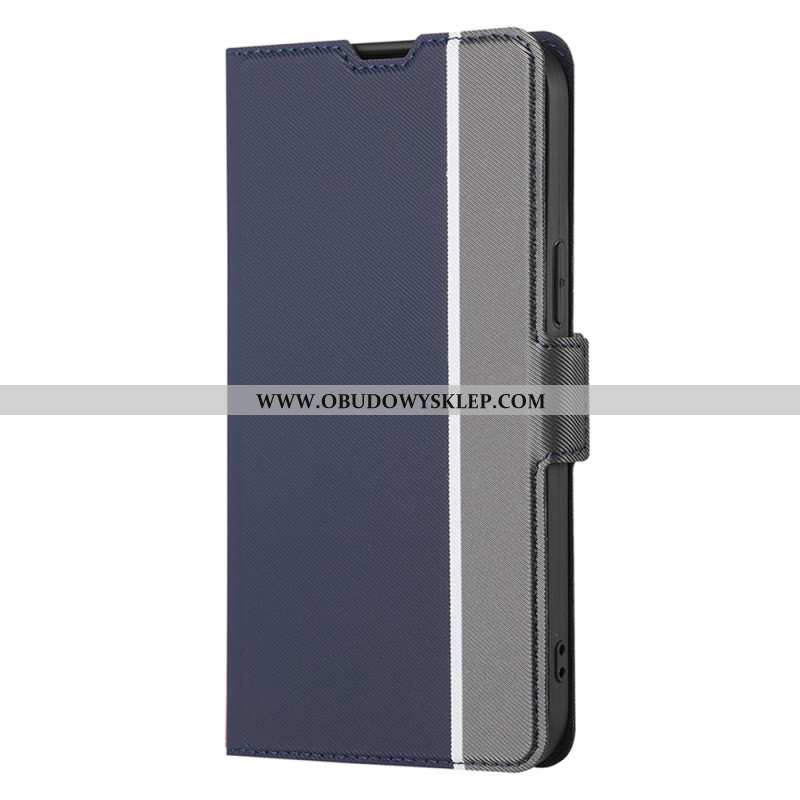 Etui Folio Do Oppo A98 5g Tekstura Jodełki