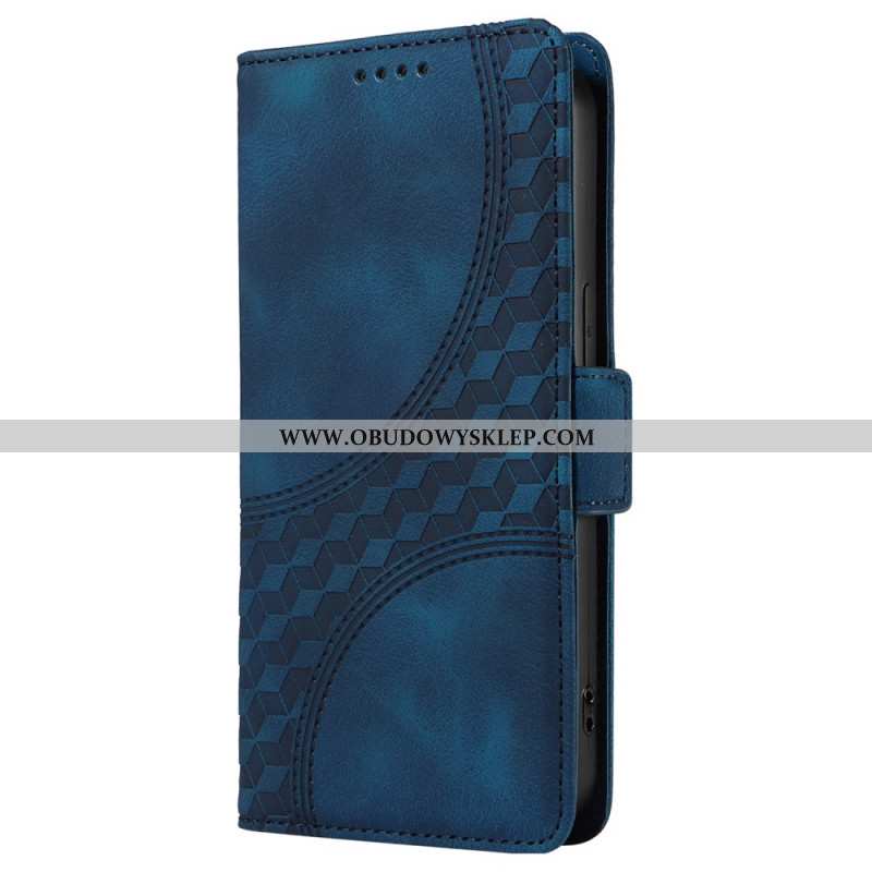 Etui Folio Do Oppo Reno 12 5g Gwiaździsty Romb