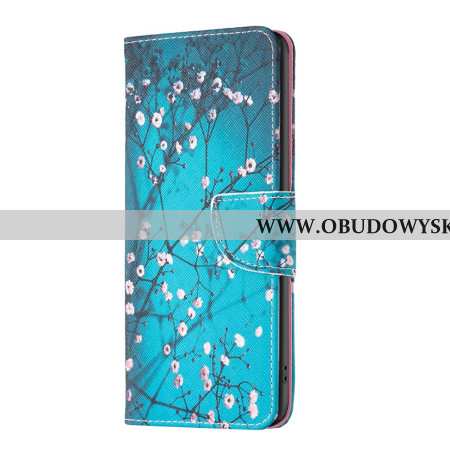 Etui Folio Do Oppo Reno 12 5g Kwiaty Śliwy