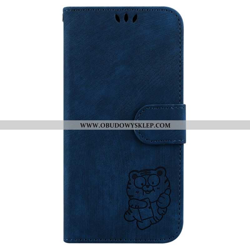 Etui Folio Do Oppo Reno 12f 5g Wzór Tygrysa