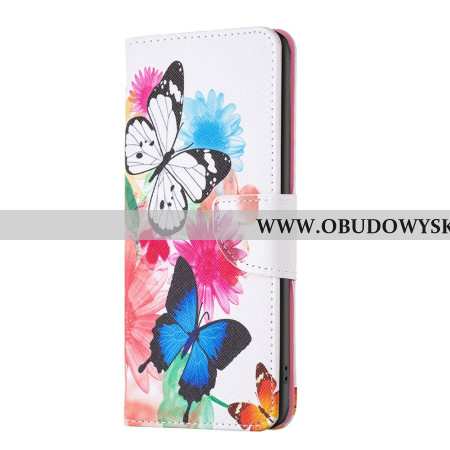 Etui Folio Do Realme 12 Plus 5g Dwa Motyle