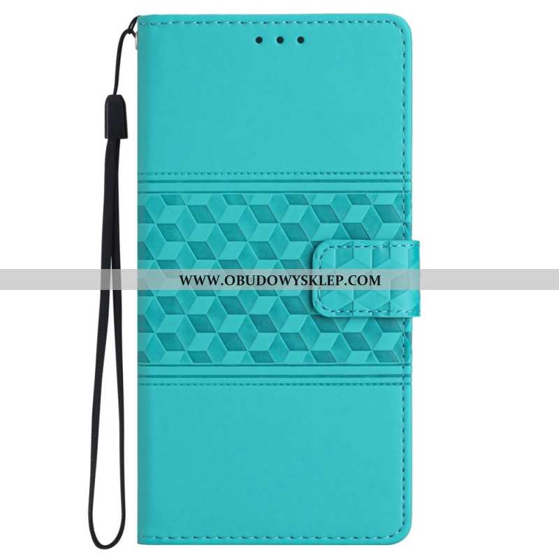 Etui Folio Do Samsung Galaxy A15 5g Fryz Z Paskiem