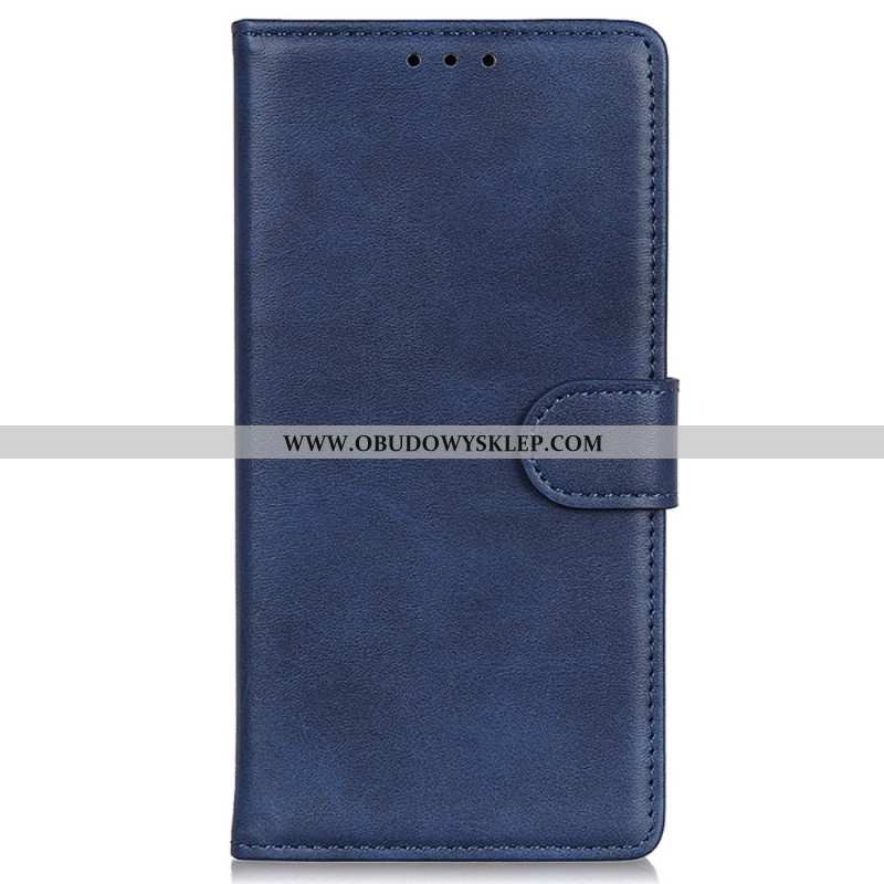 Etui Folio Do Samsung Galaxy A15 Matowa Sztuczna Skóra