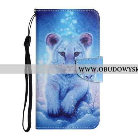 Etui Folio Do Samsung Galaxy A16 5g Wzór Lamparta