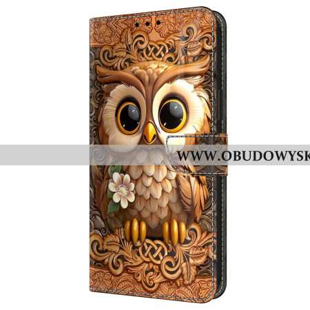 Etui Folio Do Samsung Galaxy A16 5g Wzór Sowy