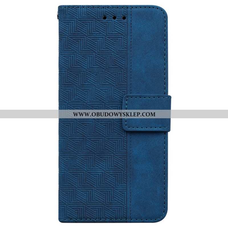 Etui Folio Do Samsung Galaxy A16 5g Wzór Tkany