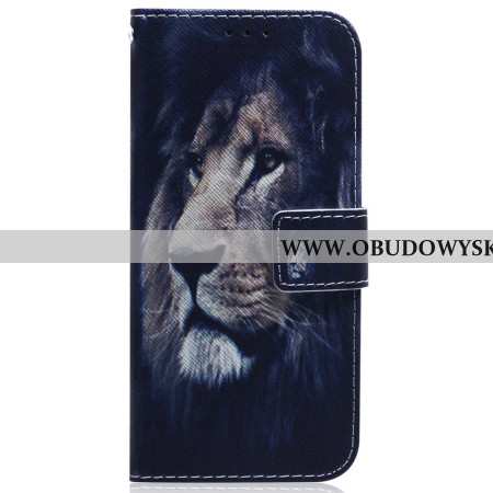 Etui Folio Do Samsung Galaxy A16 5g Śniący Lew