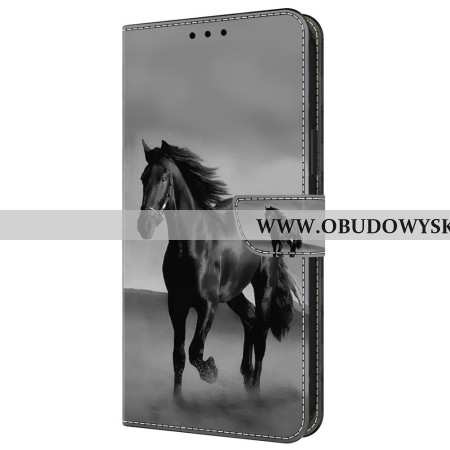 Etui Folio Do Samsung Galaxy A55 5g CZarny Koń