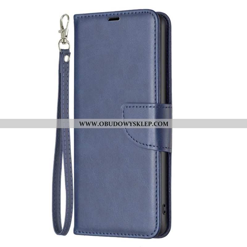 Etui Folio Do Samsung Galaxy A55 5g Portfel Z Teksturowanym Paskiem