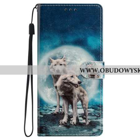 Etui Folio Do Samsung Galaxy S24 5g Dwa Uwiązane Wilki