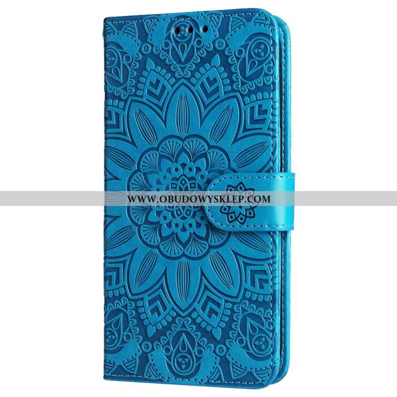 Etui Folio Do Samsung Galaxy S24 5g Ekstrawagancka Mandala Z Paskiem