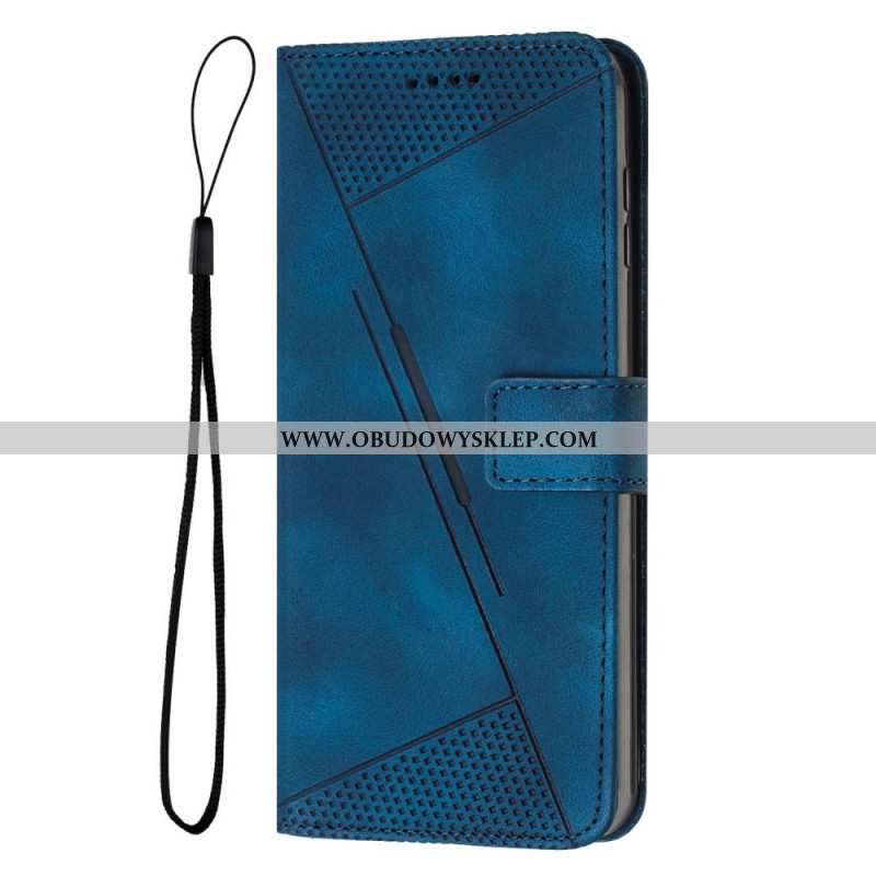 Etui Folio Do Samsung Galaxy S24 5g Wzór Geometryczny