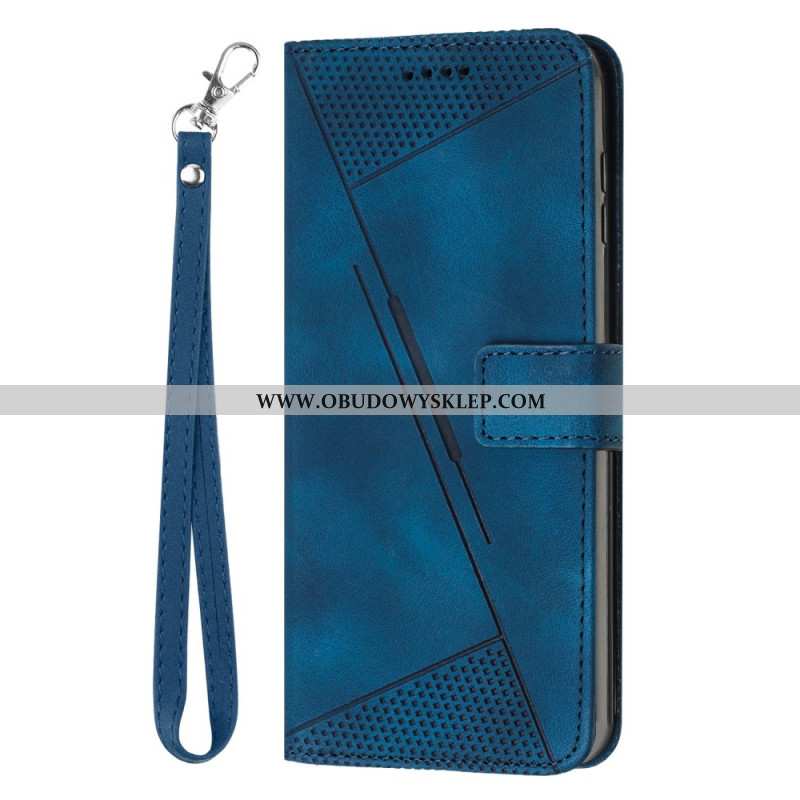 Etui Folio Do Samsung Galaxy S24 Fe Wzór Trójkątów